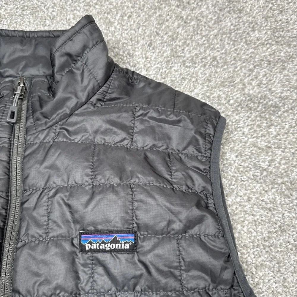 Patagonia Nano Puff Vest Mens S Gray PrimaLoft Insulated Outdoor 84242 - Picture 8 of 11